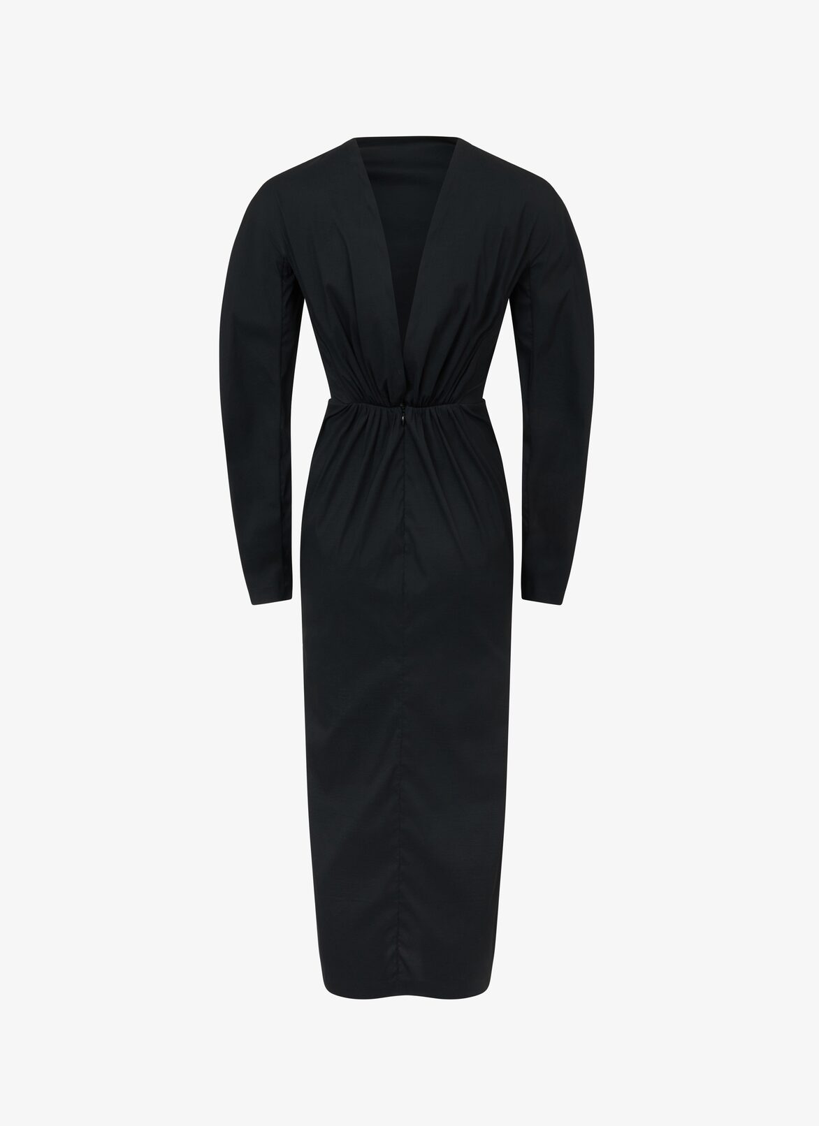 ROBE EN TAFFETAS ALAÏA ROBE EN TAFFETAS NOIR